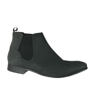 ASOS Leather Ankle Booties NWOB Women’s 9.5‎ Blue Black